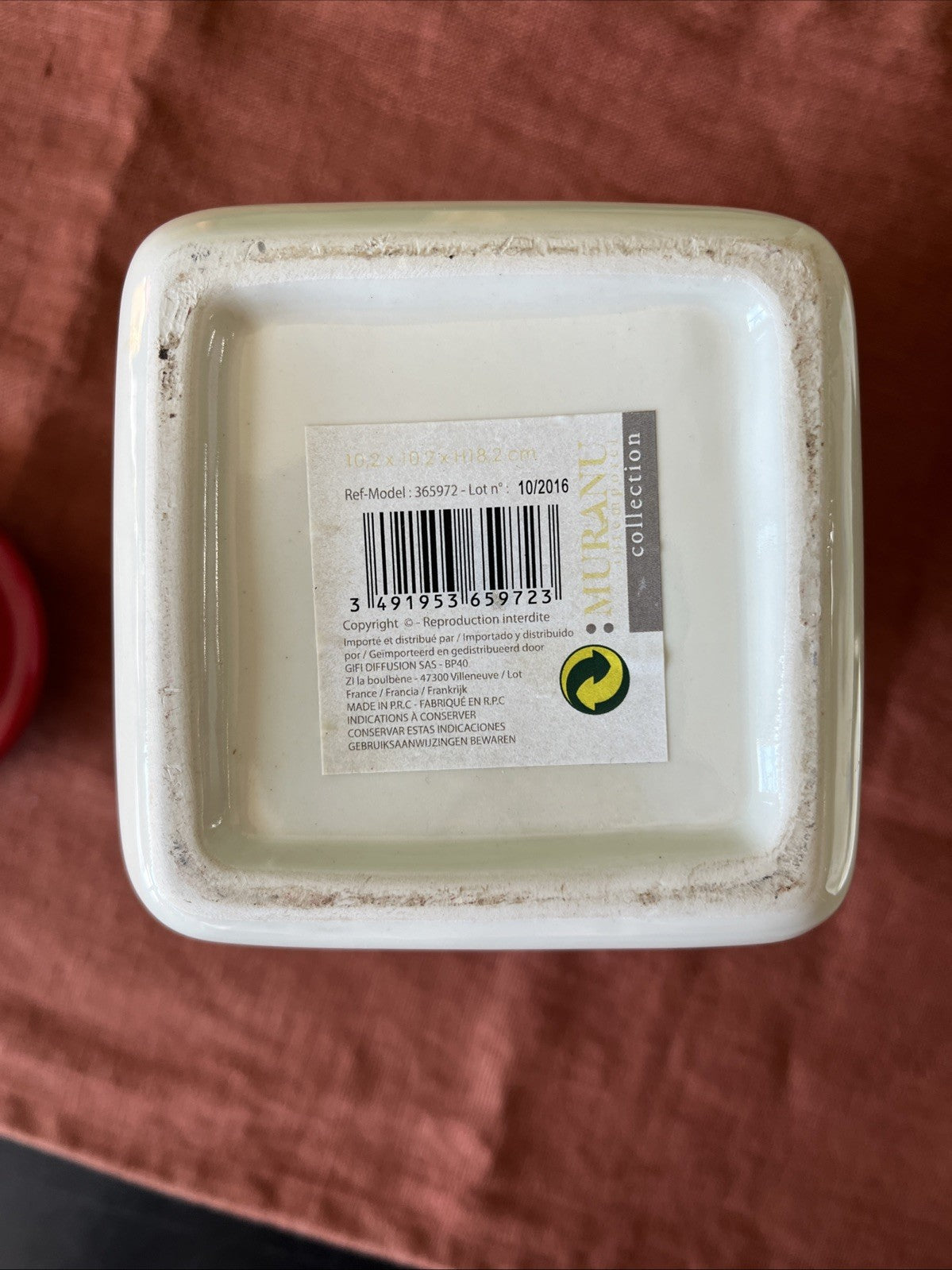 Pot Céramique Poule Rouge