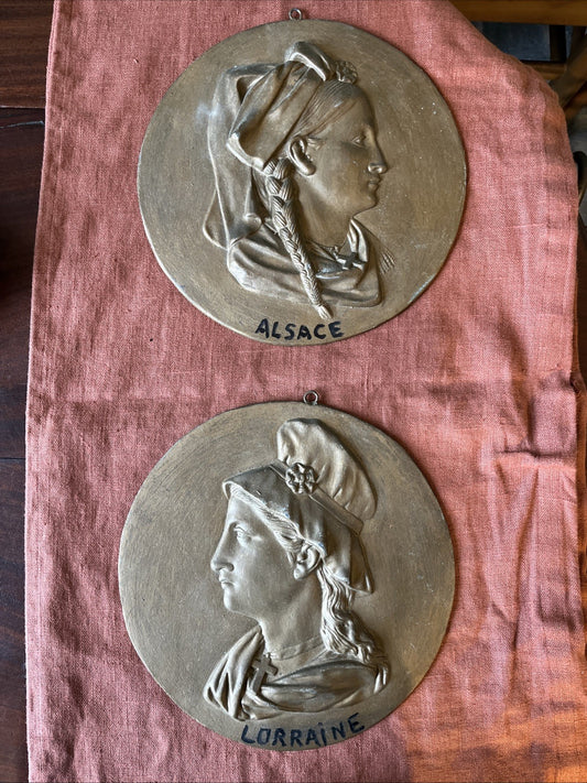 Deux Grandes Médailles Alsace Lorraine