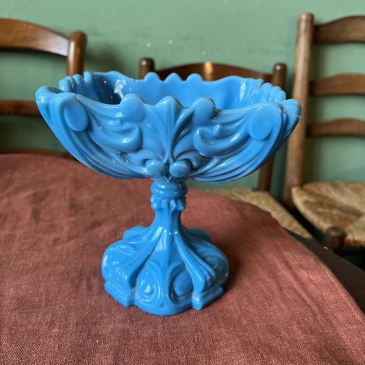 Coupe En Opaline Bleu