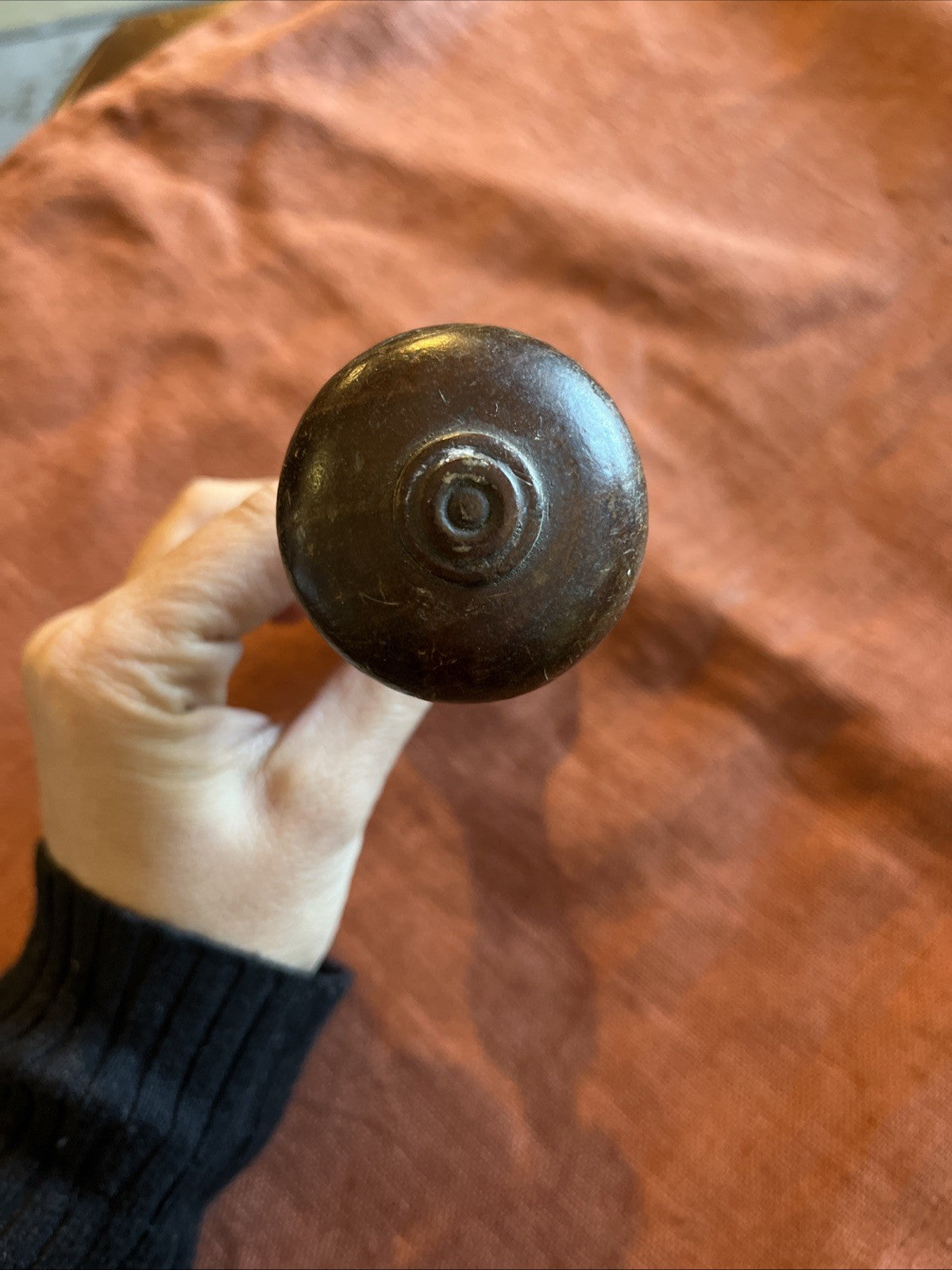 Poignée De Porte Bouton En Bois