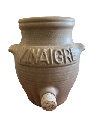 Pot/vinaigrier En Grès
