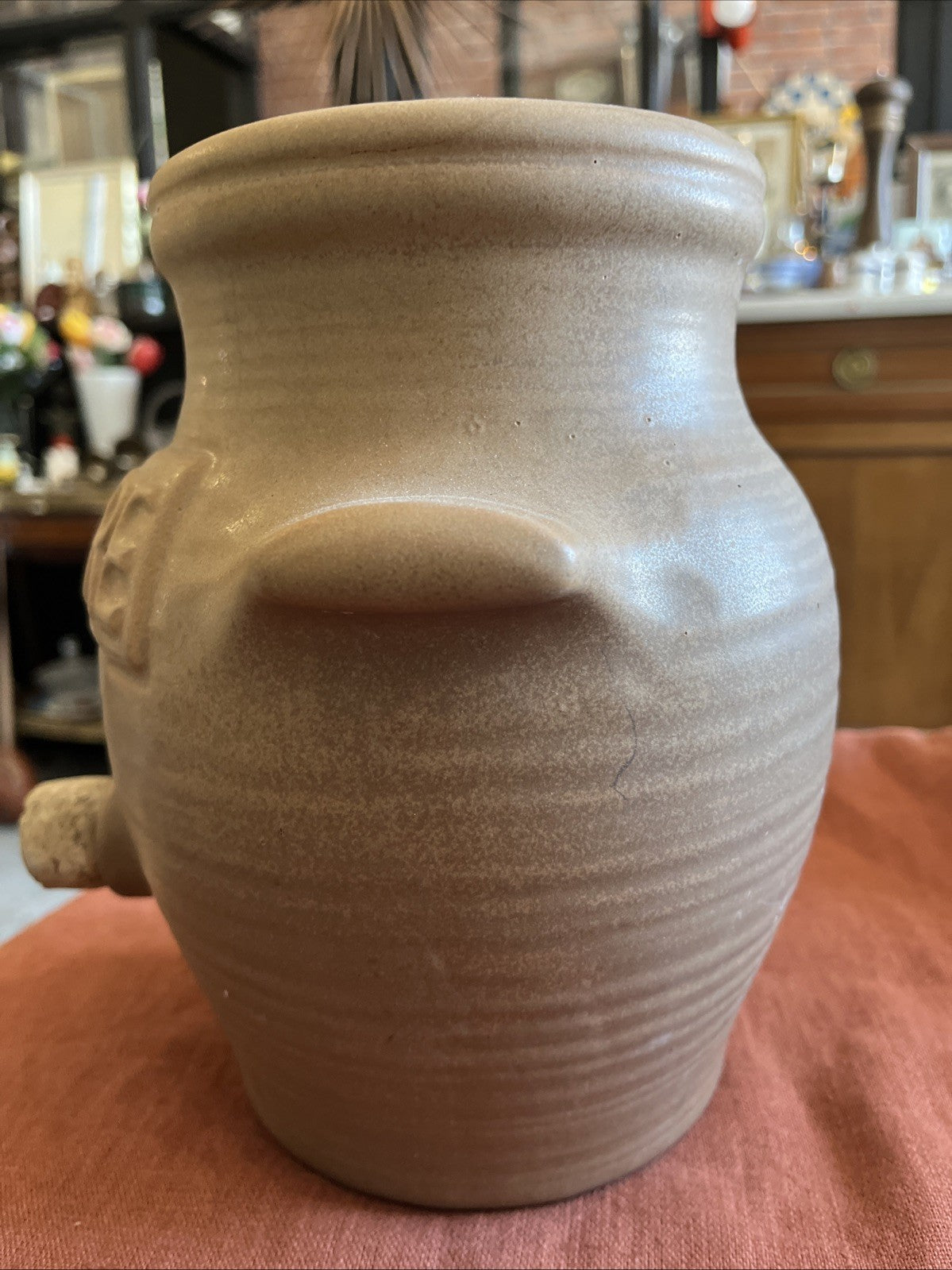 Pot/vinaigrier En Grès