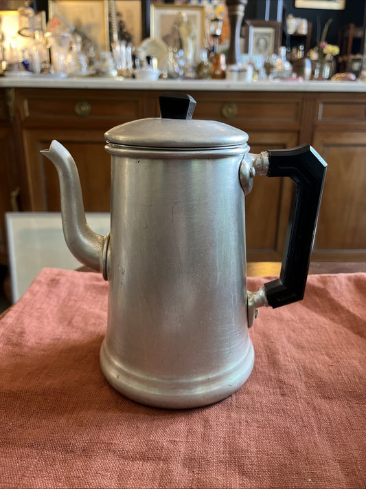 Cafetière Vintage En Aluminium
