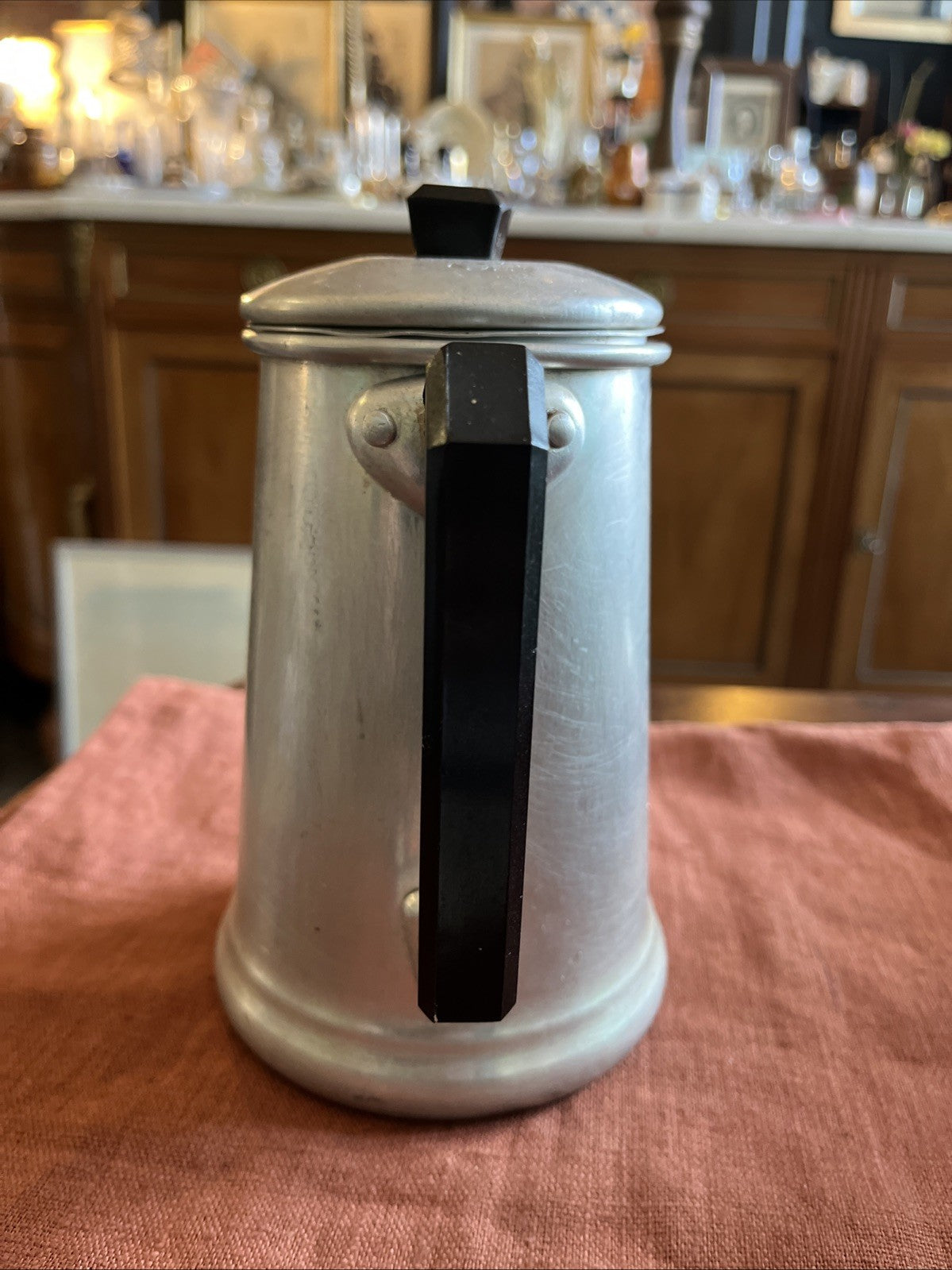 Cafetière Vintage En Aluminium