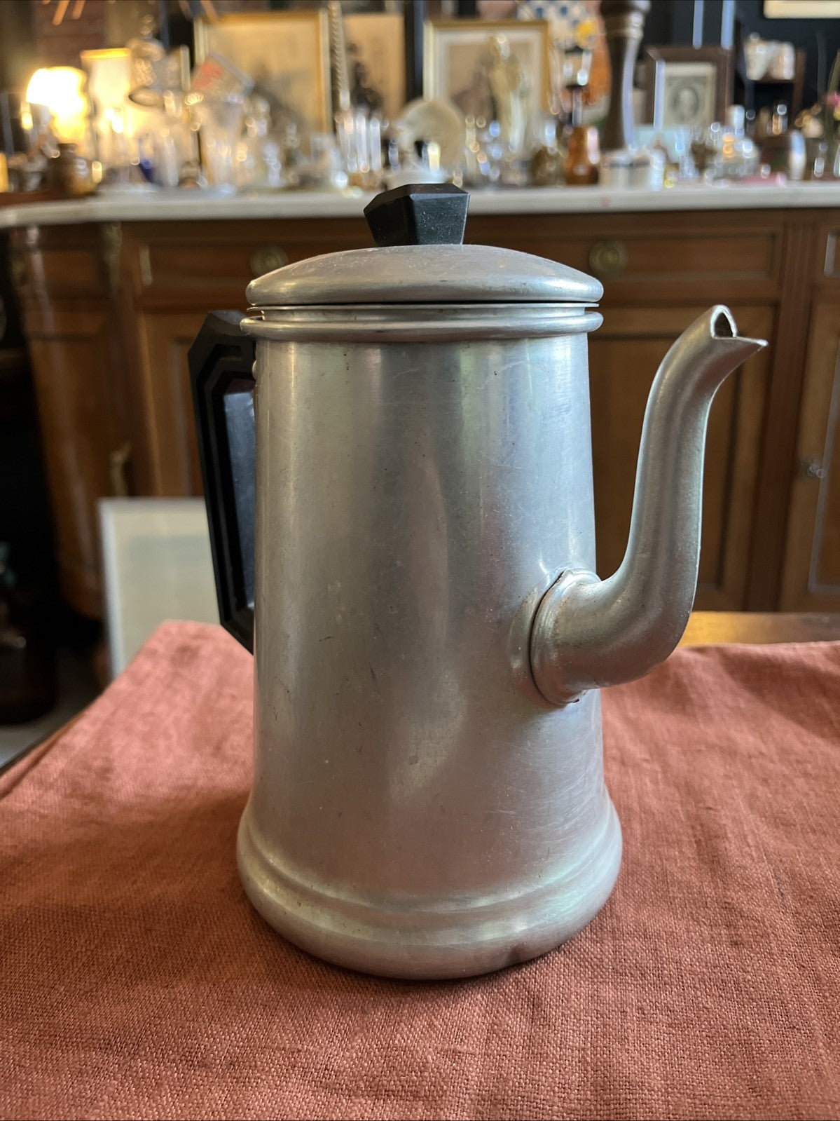 Cafetière Vintage En Aluminium