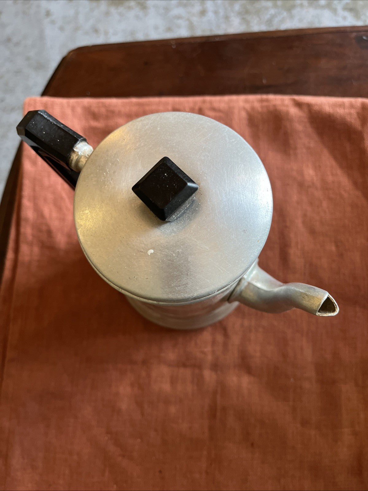 Cafetière Vintage En Aluminium