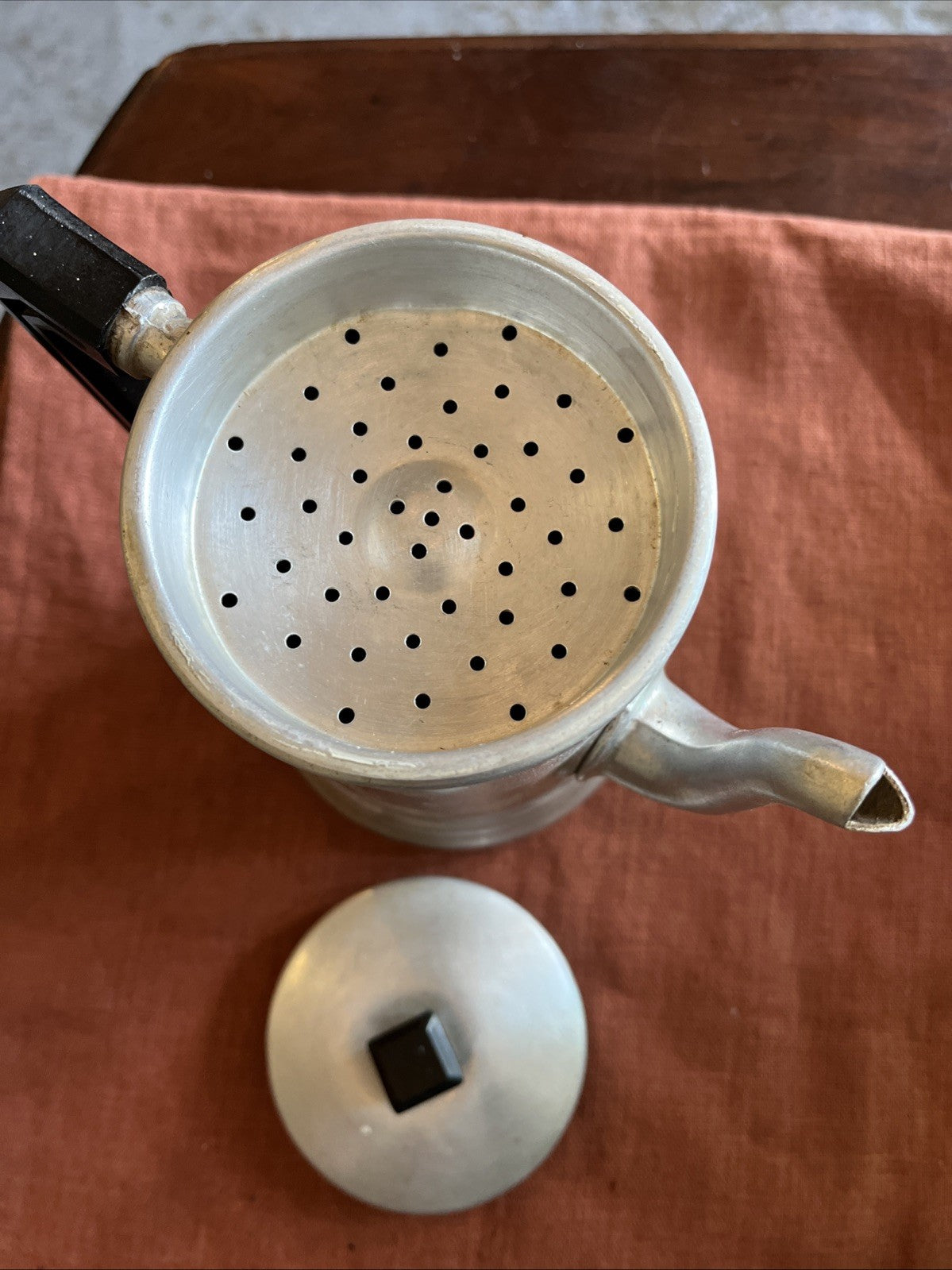 Cafetière Vintage En Aluminium