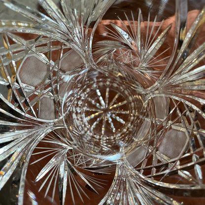 Grand Vase En Cristal Taillé