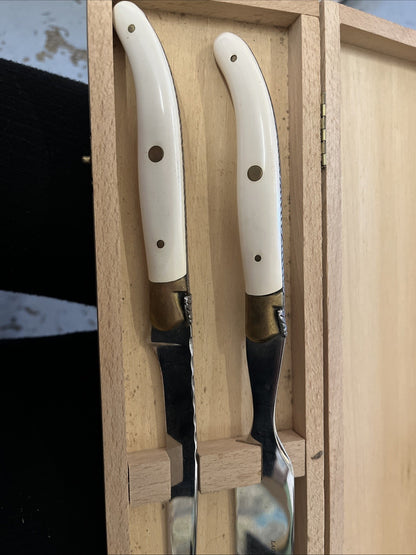 Duo Couvert De Service Foie Gras Laguiole