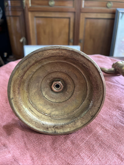 Paire D’anges En Bronze Doré
