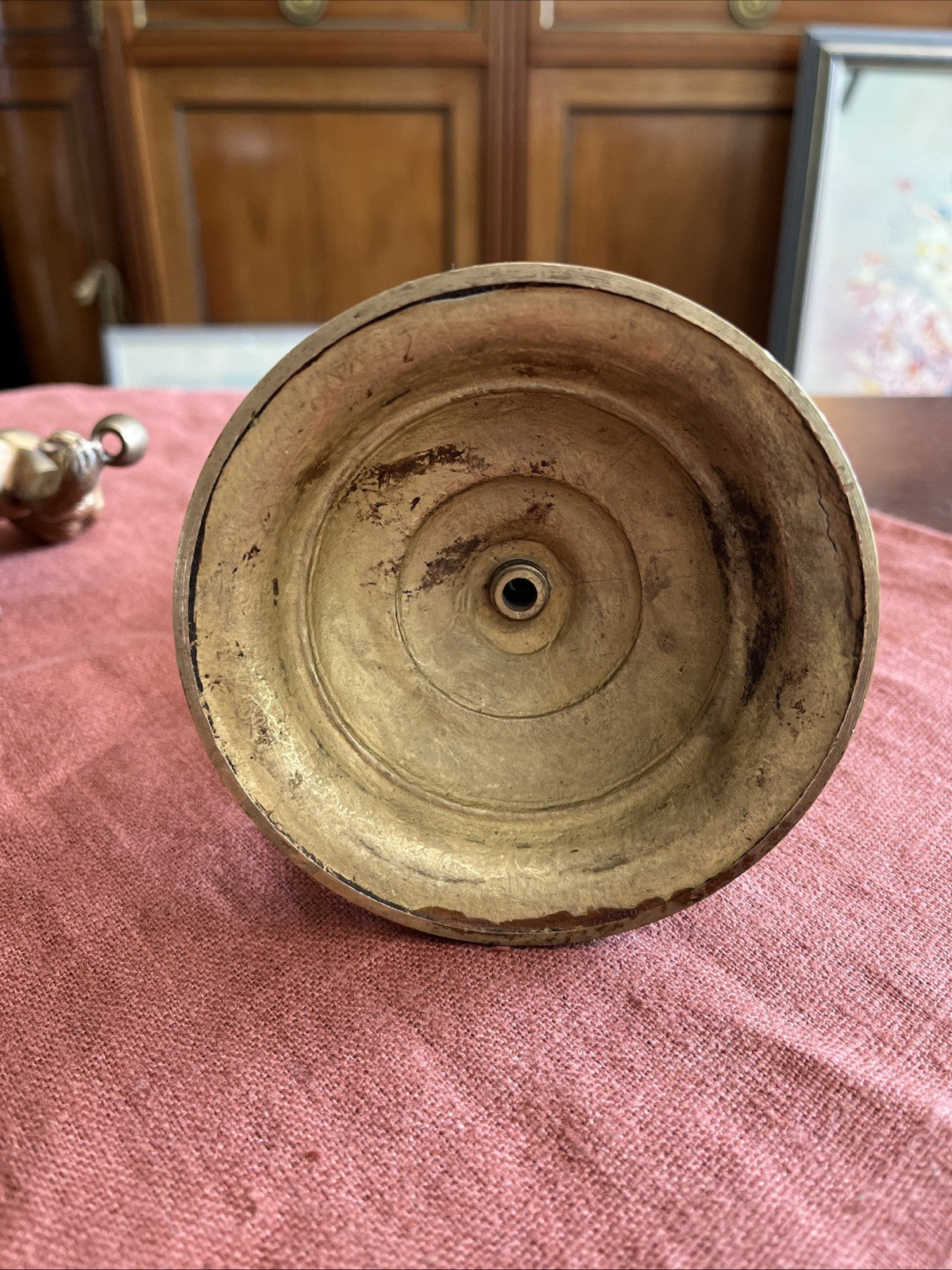 Paire D’ange En Bronze Doré