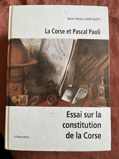 Livre La Corse Et Pascal Paoli Essai Sur La Constitution De La Corse La Marge