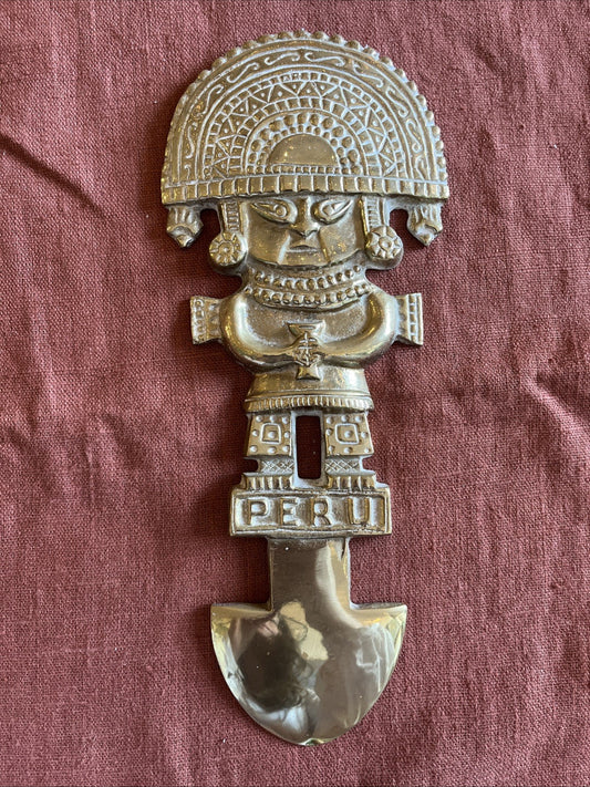 Couteau De Cérémonie Inca « Peru » / Tumi