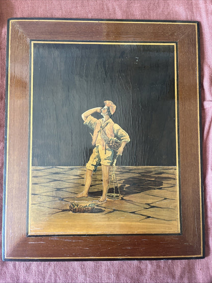 Tableau Laqué Marqueterie