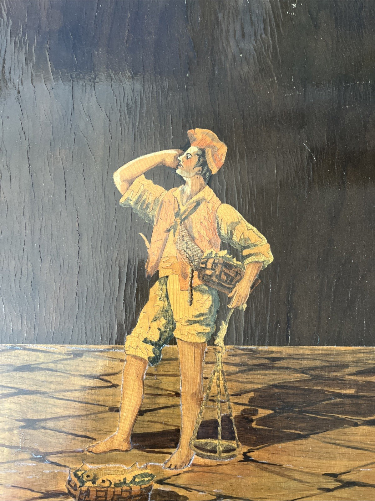 Tableau Laqué Marqueterie