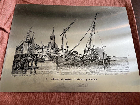 Impression Sur Aluminium Plaque Décorative Bateaux De Pêche