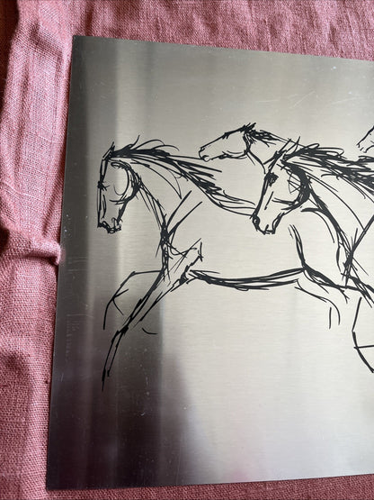 Impression Sur Aluminium Course De Chevaux MICK Mickey