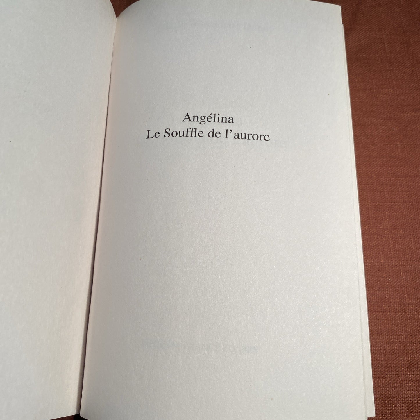 Livre Roman régional Marie-Bernadette Dupuy Le souffle de l Aurore Angelina 3