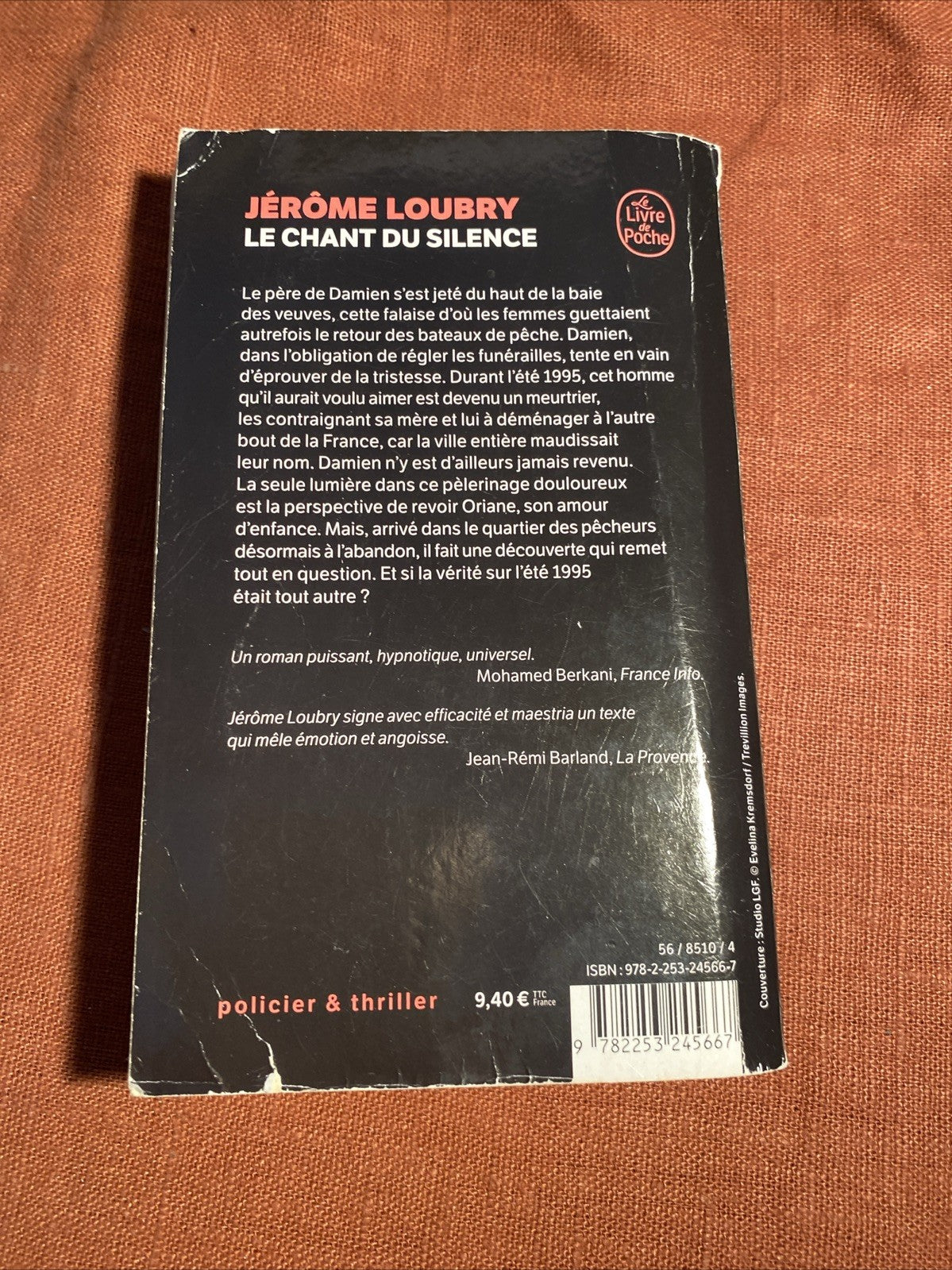 Le Chant du silence - Jérôme Loubry - livre -
