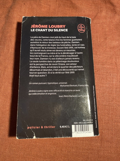 Le Chant du silence - Jérôme Loubry - livre -