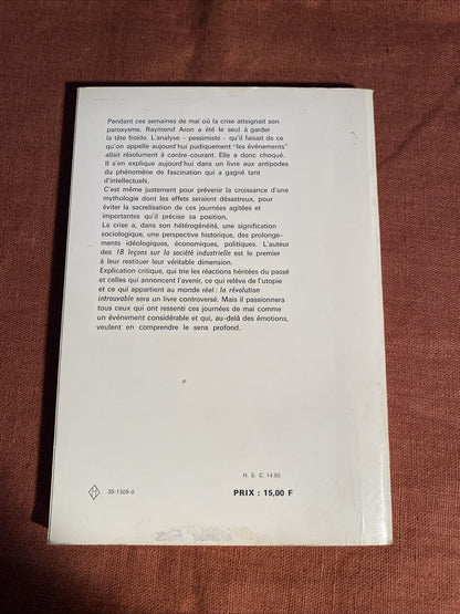 La révolution introuvable | RAYMOND ARON | livre Bon état
