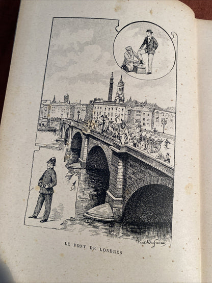 Outre-Manche, par Joseph Lardeur, orné de gravures