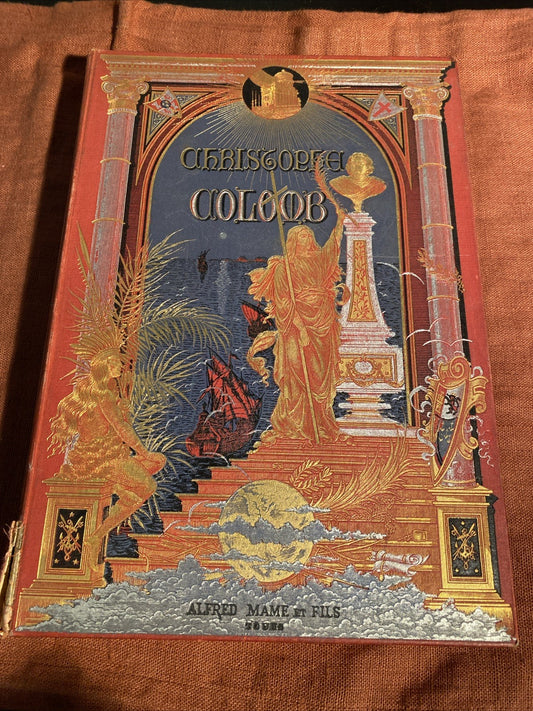 “Christophe Colomb - M. Ricard 1903 Alfred Mame Illustré Baldo & Meaulle” - livre -