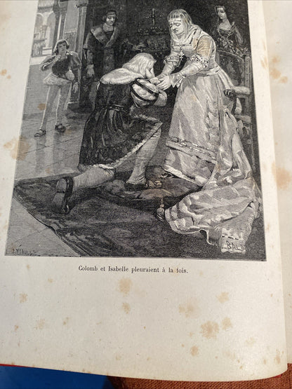 “Christophe Colomb - M. Ricard 1903 Alfred Mame Illustré Baldo & Meaulle” - livre -