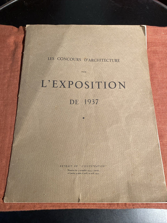 “Les Concours d’Architecture pour l’Exposition de 1937
