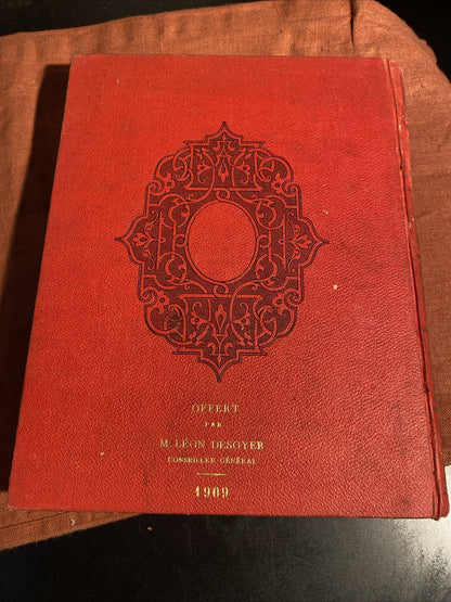 Livre Notre tour du monde - Jules Hoche - Édition Illustrée Dujoyen Reliure Déco