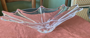 IMPORTANTE COUPE CRISTAL DAUM MODELE " HELIADE " 1952