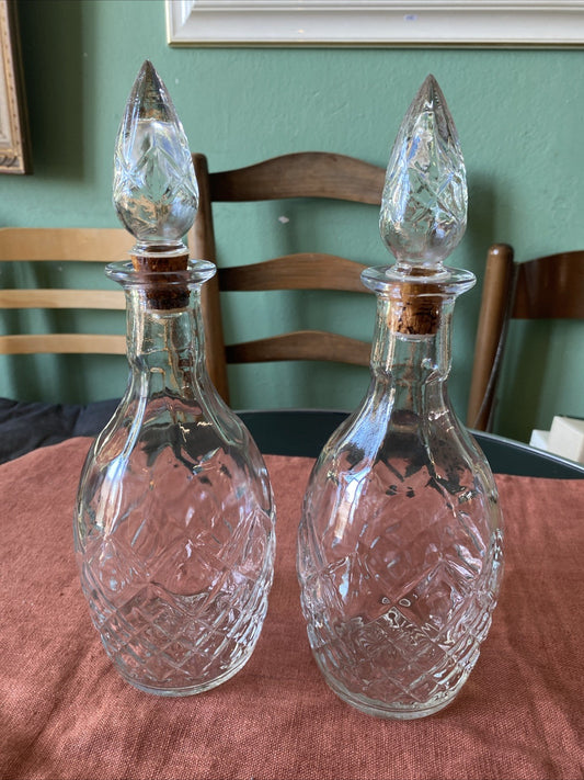 Paire D’anciennes Carafes 1967 London Winery Limited London Ontario