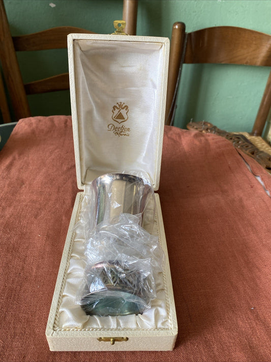 Coffret Baptême Métal Argenté Deetjen France