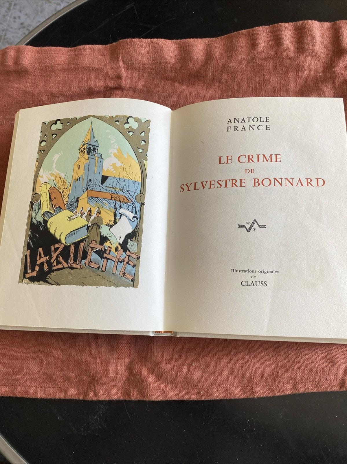 Collect. Prix Nobel Rombaldi A. FRANCE  le crime de sylvestre bonnard Prix 1921 - livre -