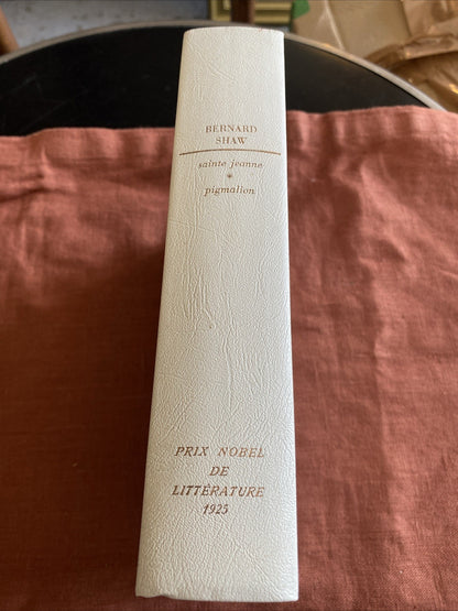 Bernard Shaw - Sainte Jeanne Pigmalion - Édition Rombaldi - Nobel 1925 - livre -