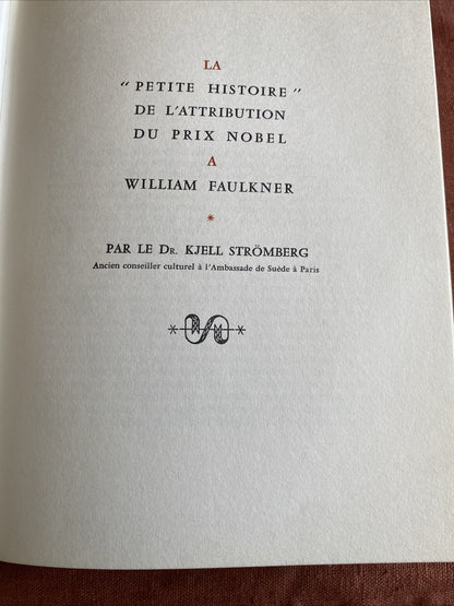 William Faulkner - Monnaie De Singe - Édition Rombaldi - Nobel 1949 - livre -