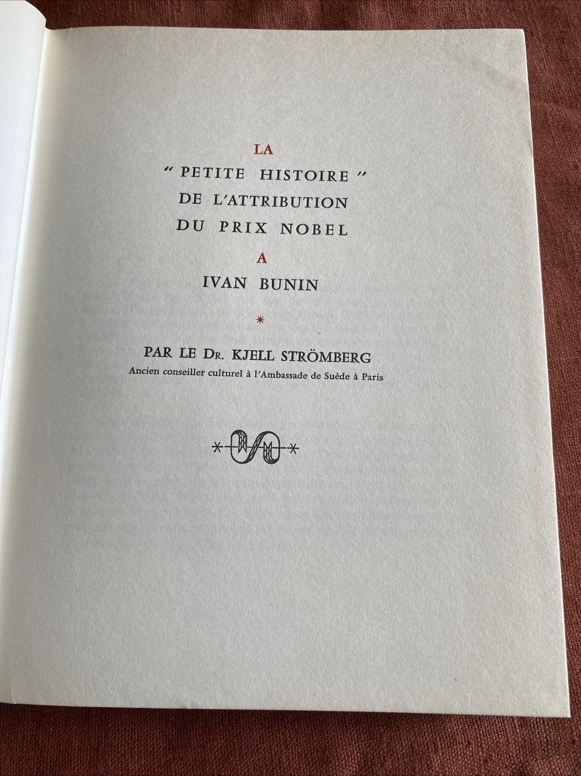 Ivan Bunin - Le Sacrement De L’amour - L’affaire Du Cornette Élaguine - Rombaldi - livre -