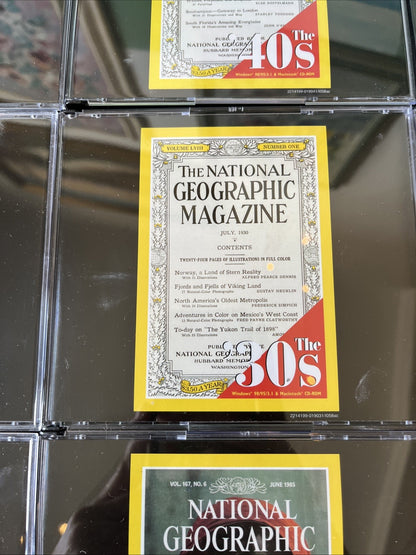 Lot De 10 coffrets CD « The National Géographic Magazine » Dans Sa Boîte