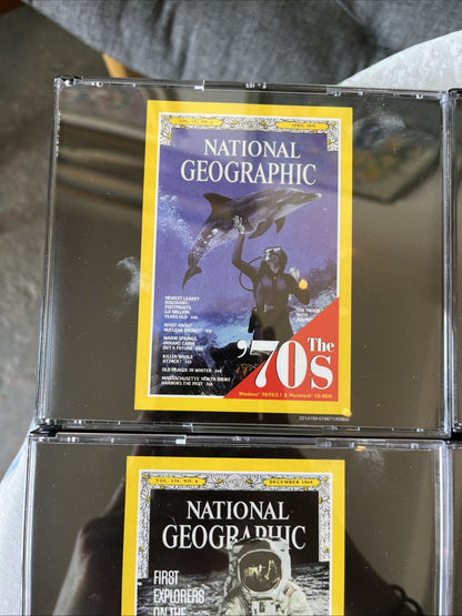 Lot De 10 coffrets CD « The National Géographic Magazine » Dans Sa Boîte