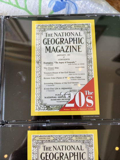 Lot De 10 coffrets CD « The National Géographic Magazine » Dans Sa Boîte