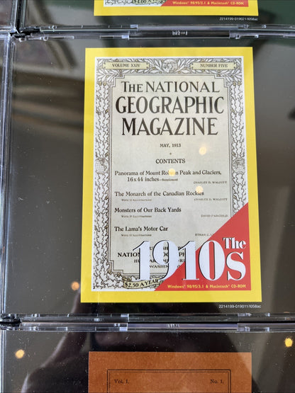 Lot De 10 coffrets CD « The National Géographic Magazine » Dans Sa Boîte