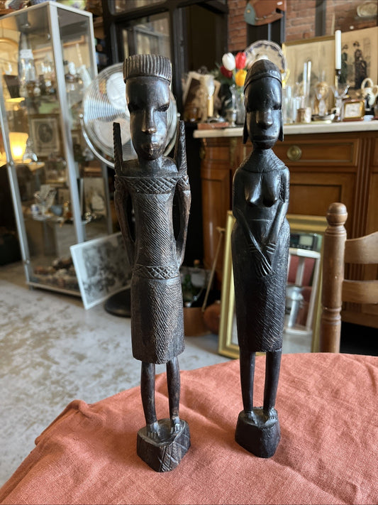 Deux Sculptures Africaines