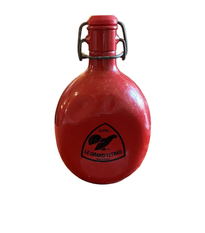 Gourde Tôle Émaillée Rouge