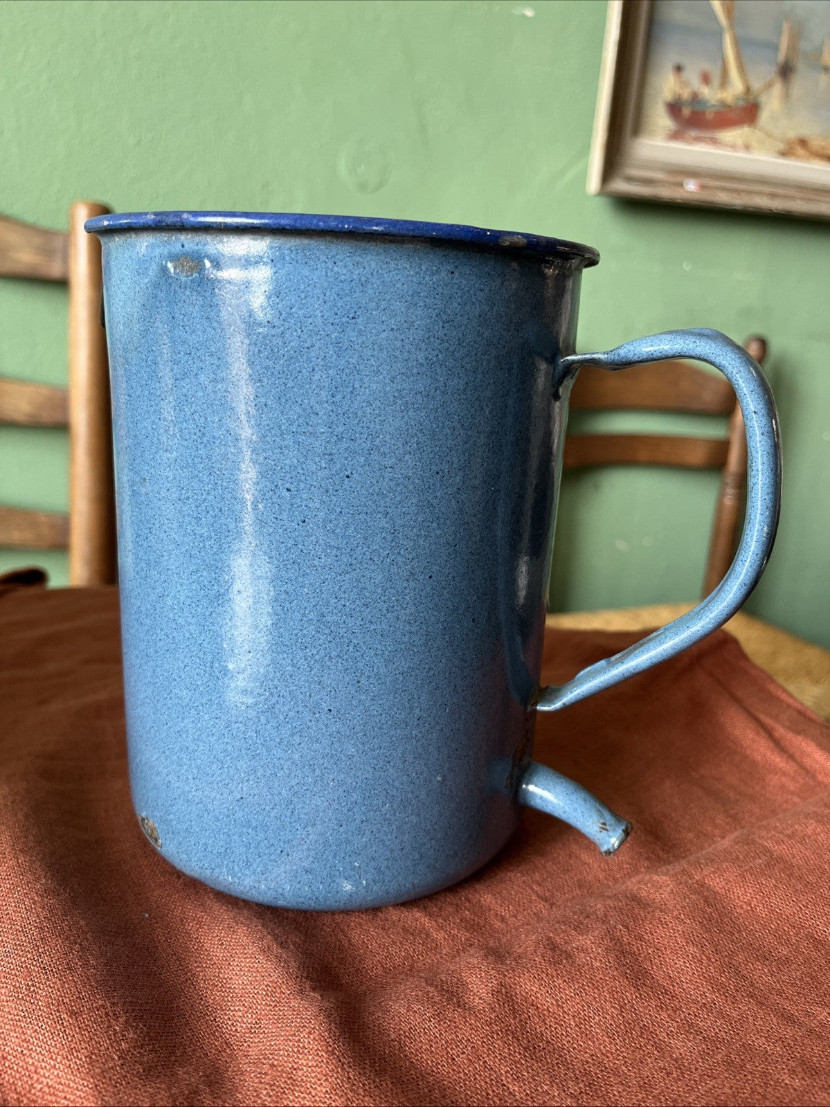 Pot Émaillé Bleu