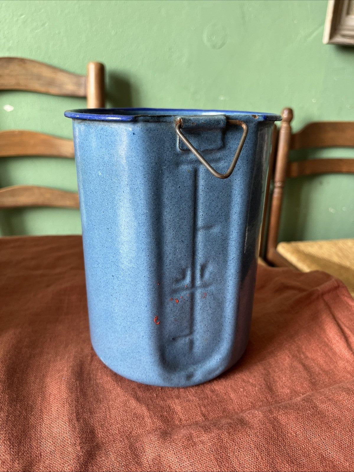 Pot Émaillé Bleu