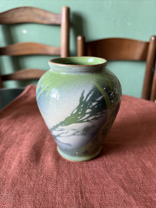 Vase En Céramique Vert Signe Orsini Corsica
