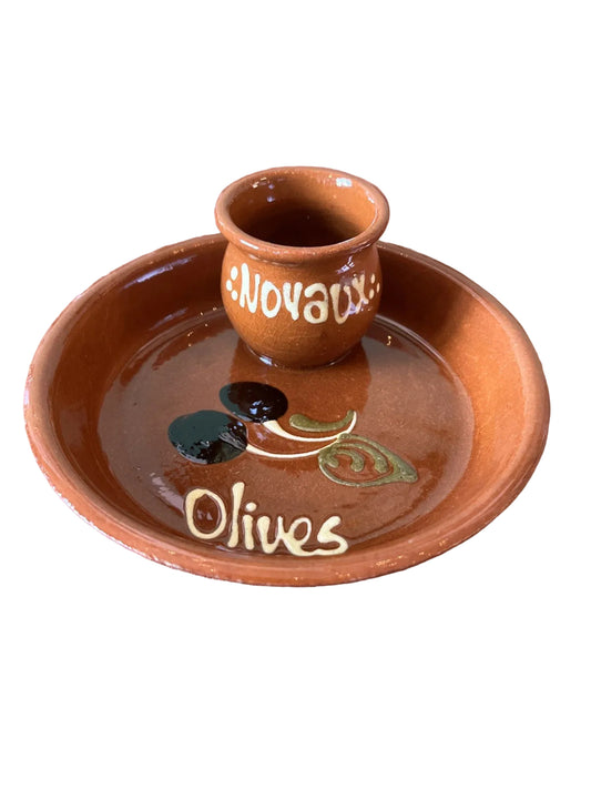 Plat Apéritif Petite Assiette À Olives Terre Cuite