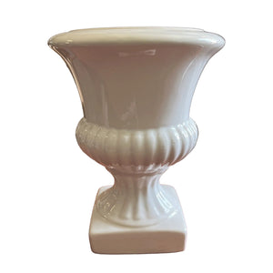 Vase Médicis Blanc Porcelaine Blanc Delfts Holland