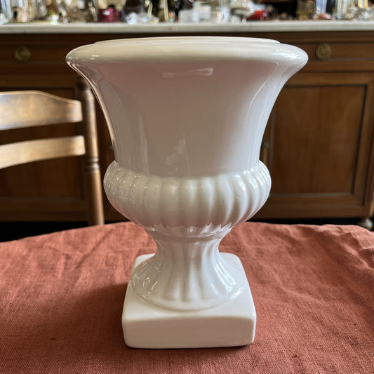 Vase Médicis Blanc Porcelaine Blanc Delfts Holland