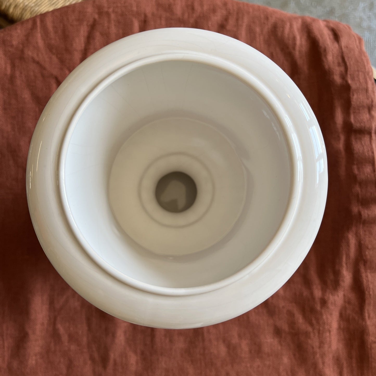 Vase Médicis Blanc Porcelaine Blanc Delfts Holland
